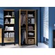Colt 02 Gold craft oak/black - premium steel - 2D wardrobe