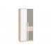 Drop 02-01 fjord beech-white/gray platinum - wardrobe