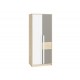 Drop 02-01 fjord beech-white/gray platinum - wardrobe