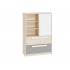Drop 07-01 fjord beech-white/gray platinum - chest of drawers