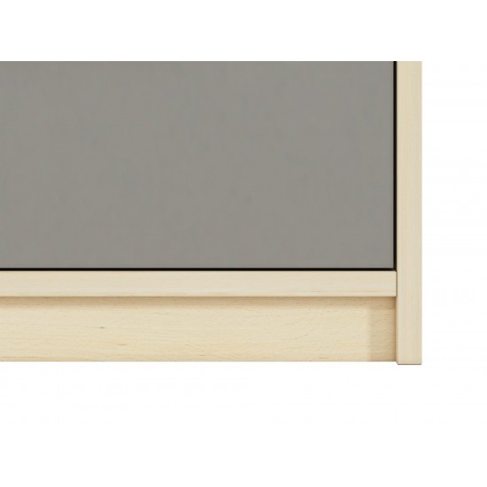 Drop 07-01 fjord beech-white/gray platinum - chest of drawers