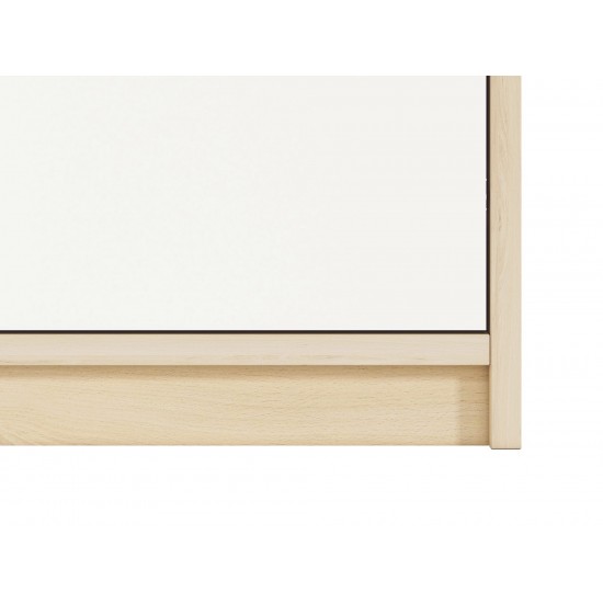 Drop 08-01 fjord beech-white/gray platinum - chest of drawers
