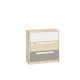 Drop 10-01 fjord beech/gray platinum - chest of drawers
