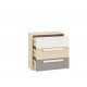 Drop 10-01 fjord beech/gray platinum - chest of drawers