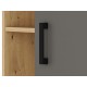 FINI 03 artisan oak body/white front/anthracite insert - shelf