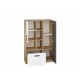 FINI 05 artisan oak body/white front/anthracite insert - shelf