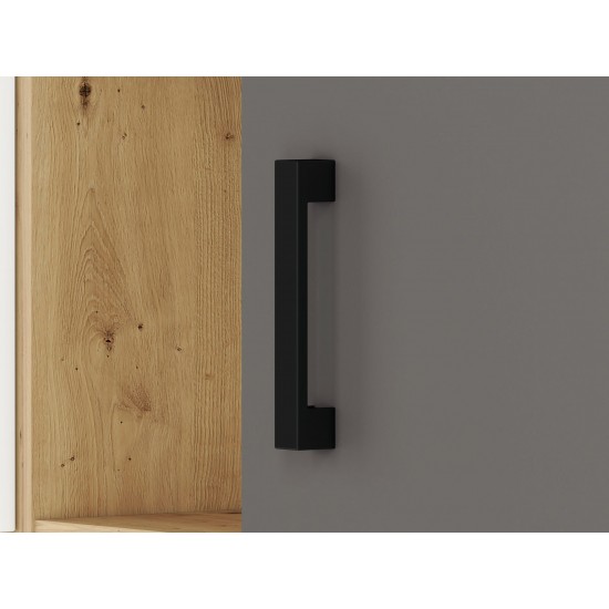 FINI 05 artisan oak body/white front/anthracite insert - shelf
