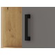 FINI 05 artisan oak body/white front/anthracite insert - shelf