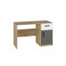 FINI 08 artisan oak body/white front/anthracite insert - desk