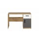 FINI 08 artisan oak body/white front/anthracite insert - desk