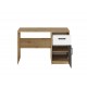 FINI 08 artisan oak body/white front/anthracite insert - desk