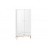 Goldin 01 Alpine white/Glossy white - wardrobe