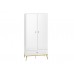 Goldin 01 Alpine white/Glossy white - wardrobe