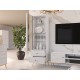 Goldin 02 Alpine white/White gloss - display cabinet