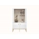 Goldin 03 Alpine white/White gloss - display cabinet