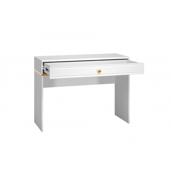 Goldin 10 Alpine white/Glossy white - dressing table