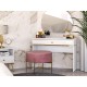 Goldin 10 Alpine white/Glossy white - dressing table