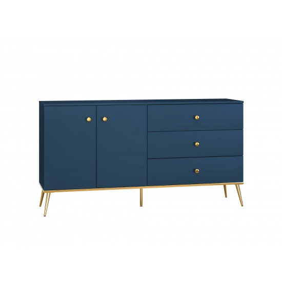 Marine 03 dark blue - 2D3S chest of drawers