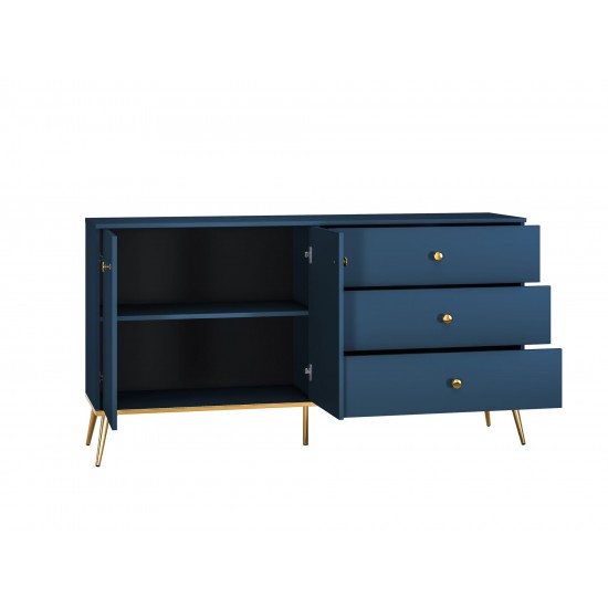 Marine 03 dark blue - 2D3S chest of drawers
