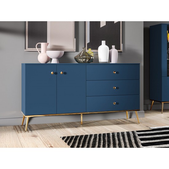 Marine 03 dark blue - 2D3S chest of drawers