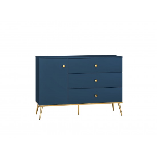 Marine 04 dark blue - 1D3S chest of drawers