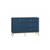 Marine 04 dark blue - 1D3S chest of drawers
