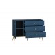 Marine 04 dark blue - 1D3S chest of drawers