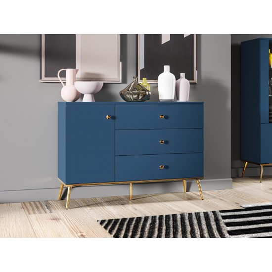Marine 04 dark blue - 1D3S chest of drawers