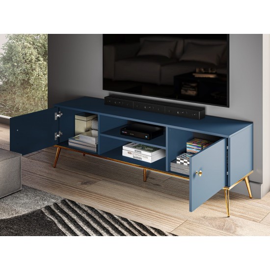 Marine 05 dark blue - 2D TV cabinet