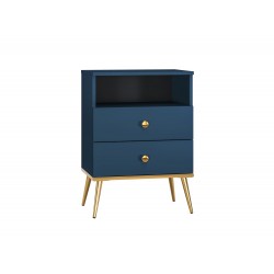 Marine 10 dark blue - 2S bedside table