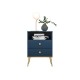 Marine 10 dark blue - 2S bedside table