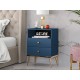 Marine 10 dark blue - 2S bedside table
