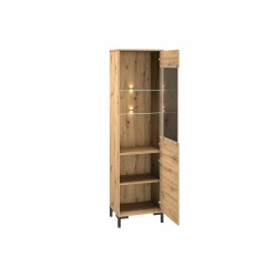 Nevio 18 Artisan oak - display cabinet