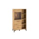 Nevio 19 Artisan oak - display cabinet