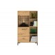 Nevio 19 Artisan oak - display cabinet