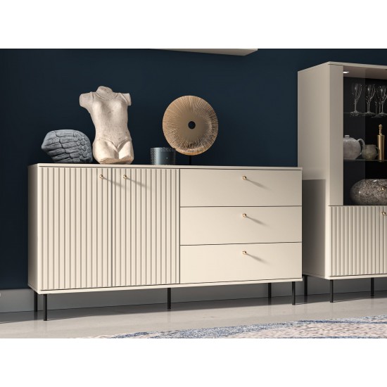 Sophie 04 cashmere - 2D3S chest of drawers