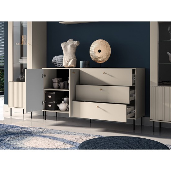 Sophie 04 cashmere - 2D3S chest of drawers