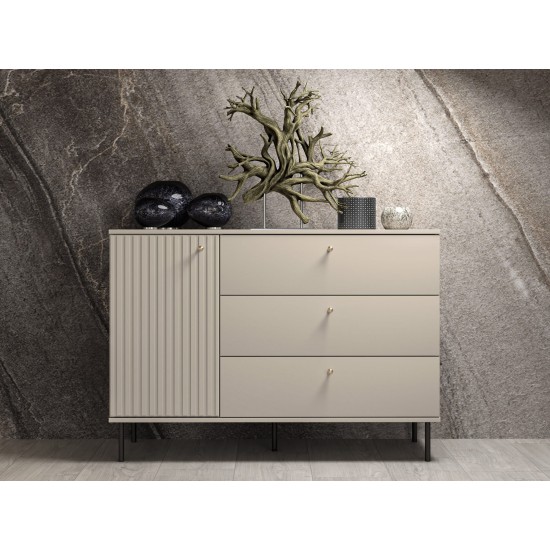 Sophie 05 cashmere - chest of drawers 1D3S