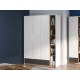 Torino 01 Alpine white/castello honey/graphite matt - wardrobe