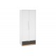 Torino 02 Alpine white/castello honey/graphite matt - wardrobe