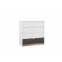 Torino 07 Alpine white/castello honey/graphite matt - chest of drawers