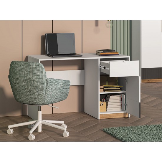 Torino 08 Alpine white/castello honey/graphite matt - desk
