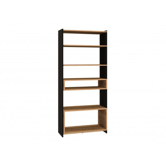 TRIS 04 artisan oak/black - shelf