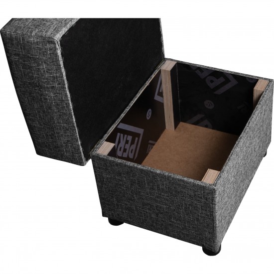 Pouf Tabit Dark gray