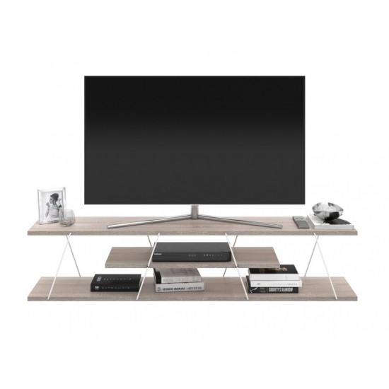 TV stand TARS Sonoma White