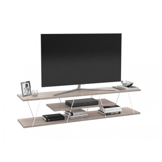 TV stand TARS Sonoma White