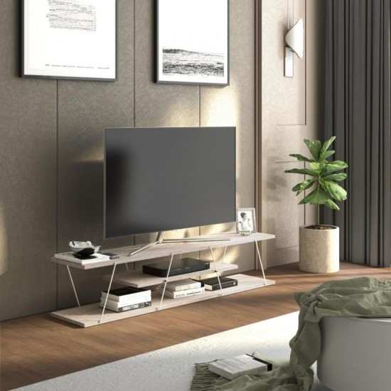 TV stand TARS Sonoma White
