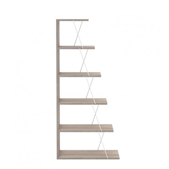 Small bookcase TARS Sonoma White