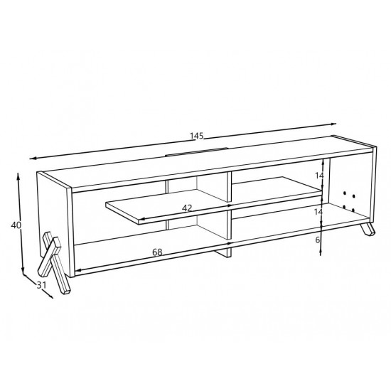 TV stand KIPP White