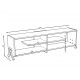 TV stand KIPP White